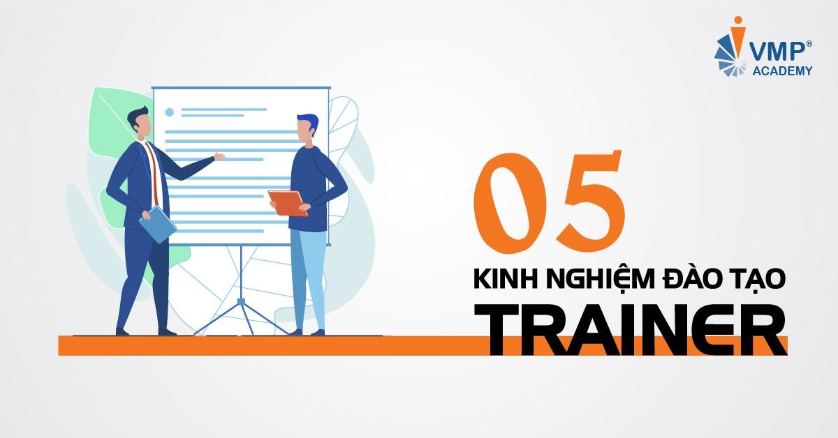 5 Kinh nghiệm đào tạo trainer