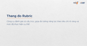 Thang đo Rubric.