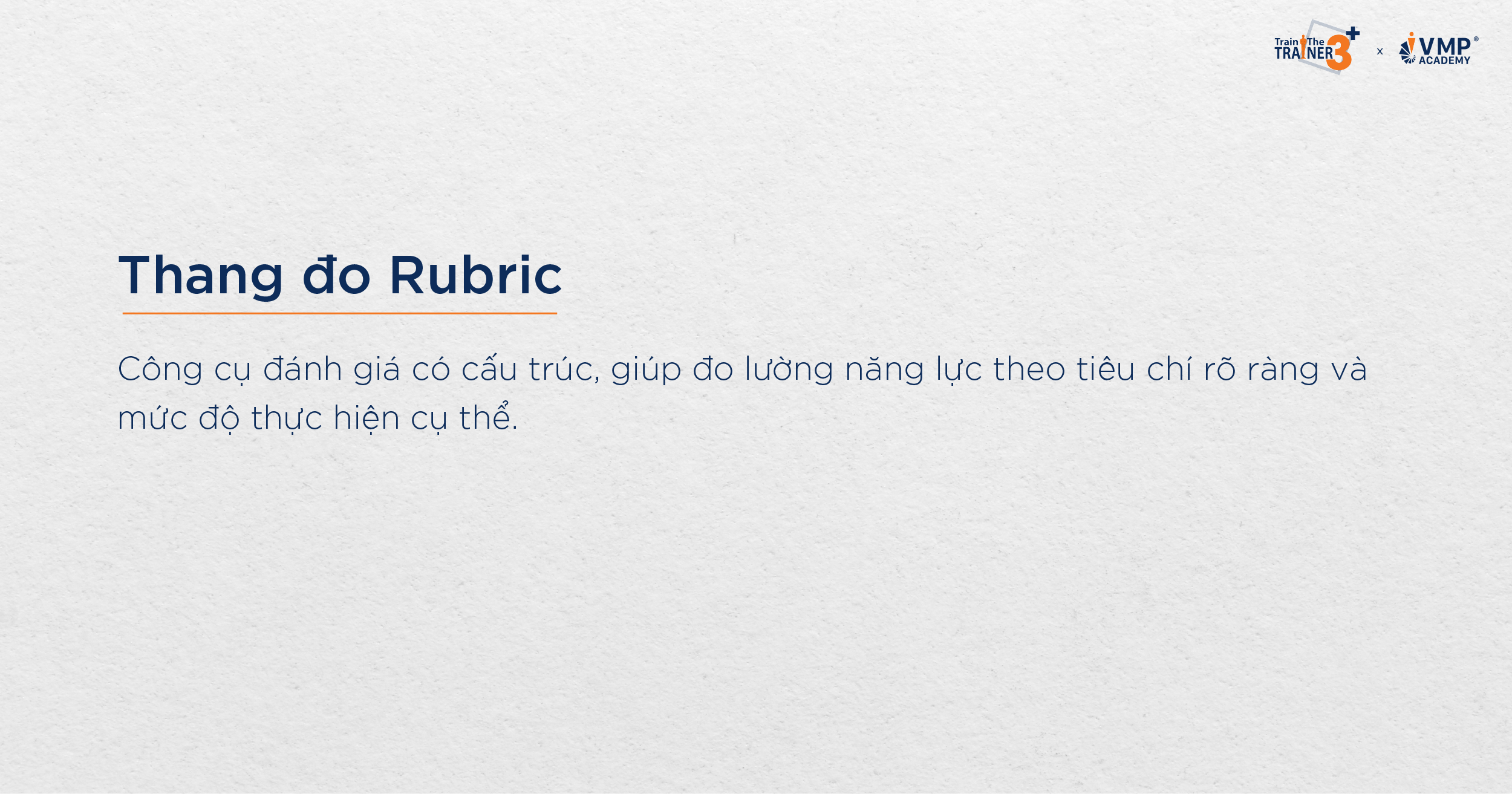 Thang đo Rubric.