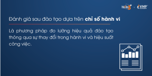 Đánh giá hiệu quả sau đào tạo dựa trên chỉ số hành vi (Behavior Metrics) là phương pháp tập trung vào việc đo lường sự thay đổi trong hành vi và hiệu suất công việc thực tế của quản lý.
