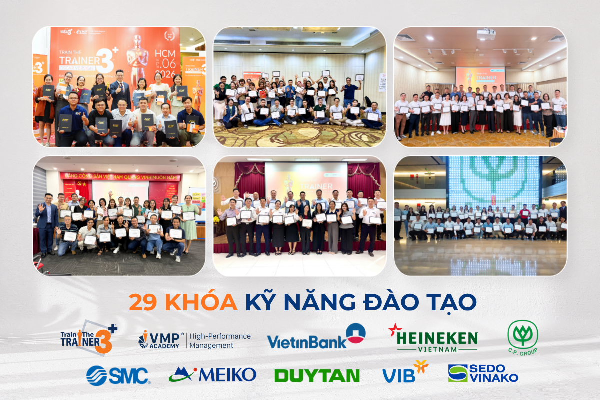 29 khóa kỹ năng đào tạo trong 131 khóa quản lý khóa quản lý